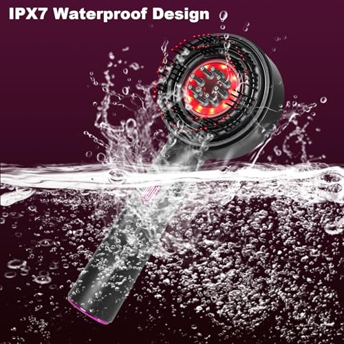 Laser Therapy Hair Growth Comb, 3 in 1 Hair Oil Applicator for Hair Care, 360¡Æ Electric Scalp Massager, Stimulates Hair Regrowth for Men & Women, IPX7 Waterproof