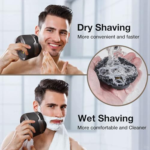 4PCS Shaver Replacement Blades Compatible with MicroTouch Titanium Head,Stainless Steel Material