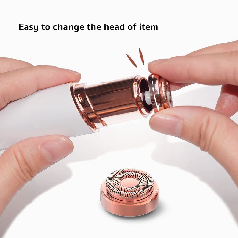 Flawless Facial Hair Remover Replacement Heads - Precision Blades for Gen 2 Hair Removal | Easy to Install