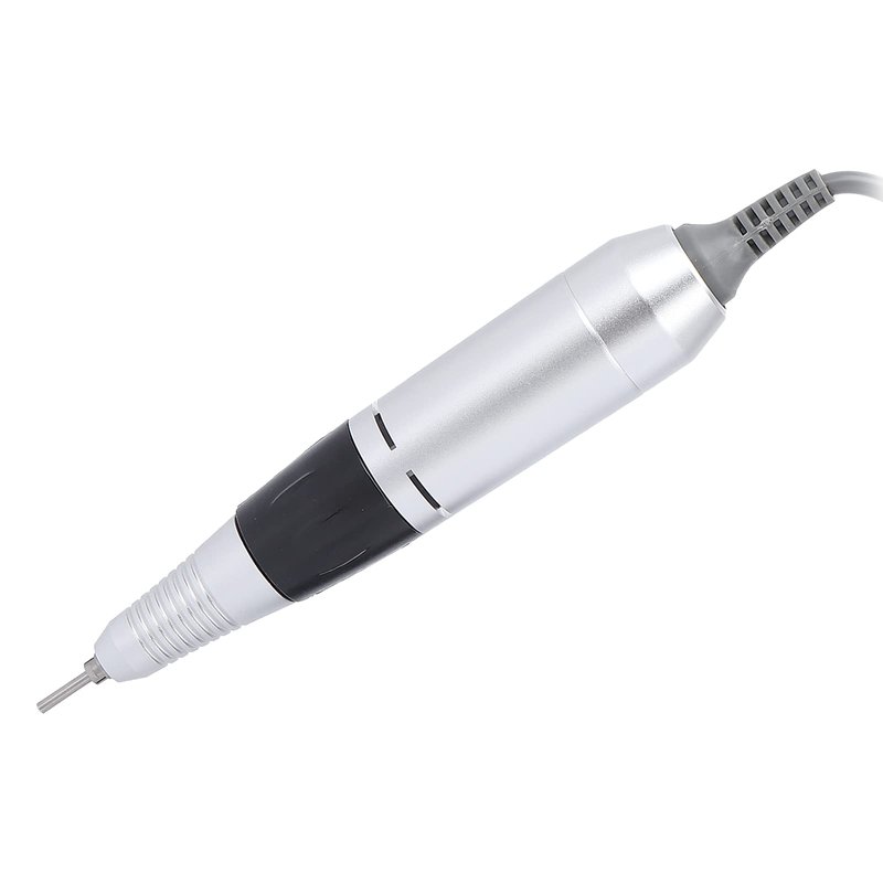 Nail Drill Handpiece, 0‑35000rpm Nail Drill Handle for Electric Nail Machine File for Nail Pen Polish Drill (Black)