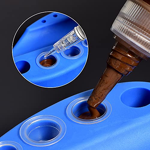 Tattoo Ink Caps Cups - Disposable Tattoo Ink Cups Small,Tattoo Pigment Ink Caps,Tattoo Machine,Tattoo Supplies,Tattoo Needles,Tattoo Kits (Medium.13mm?100PCS)