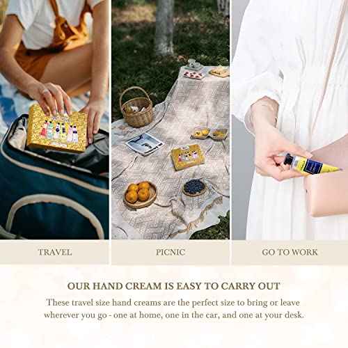 BODY & EARTH # LOVE Hand Cream Gift Set Hand Lotion Sets for Women Gift, Pack of 6 Advanced Repair Hand Cream for Dry Hands Non-greasy, Mothers Day Gifts for Mom, Women Birthday Gift for Her