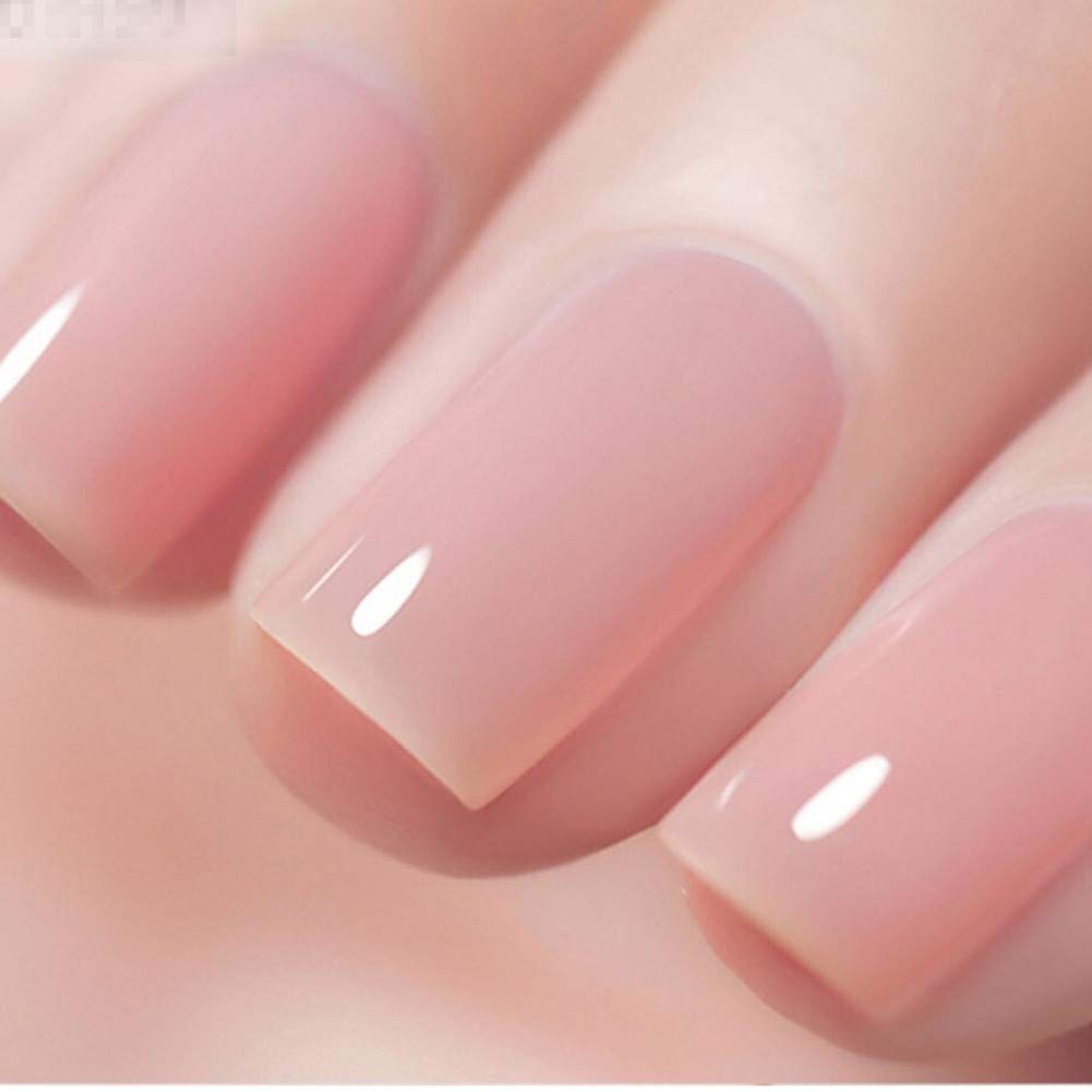 Gel Nail Polish, Milky White Nude Gel Polish, 0.27 fl oz