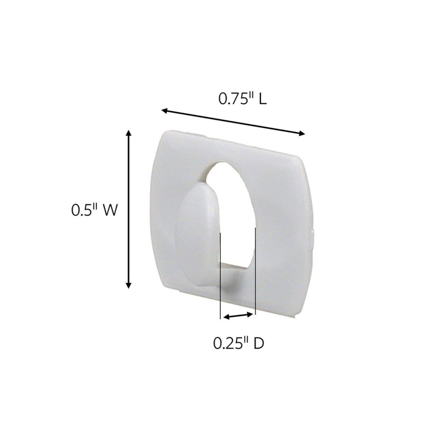 Command Decorating Clips, 40 Clips and 48 Command Strips, Damage-Free Hanging Light Clips with Adhesive Strips, No Tools Small Wall Clips for Hanging Lights and Cables