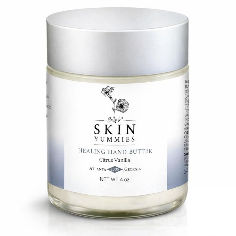 Sally B’s Lavender Hand Cream – Hydrating & Nourishing Formula for Dry Skin – Shea Butter, Jojoba & Olive Oil – EWG Verified – 4 oz