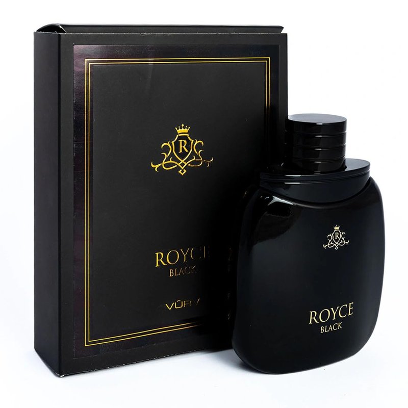 Vurv Royce Black Eau de Parfum Spray for Men, 3.4 Ounce