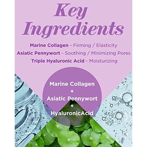 Touch in Sol Hydrating Face Moisturizer Gel Cream 1.76 oz. ? Plumped Up Lightweight Day and Night Cream with Hyaluronic Acid and Collagen - Pretty Filter Waterful Glow Cream