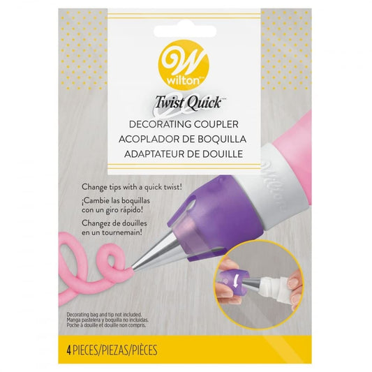 Wilton Twist Quick Decorating Coupler, 4-Pieces