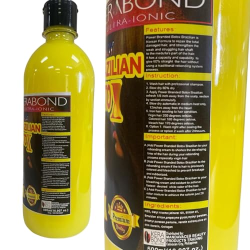 Generic 1 Bottle KERA BOND Pinoy Brazilian Hair Bo-tox, 500ml