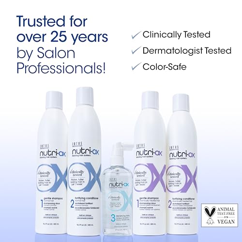 NUTRI-OX Fortifying Conditioner Normal for Thinning Hair | Thicker, Fuller-Looking Hair | Clinically & Dermatologically Tested | Peppermint | Color-Safe