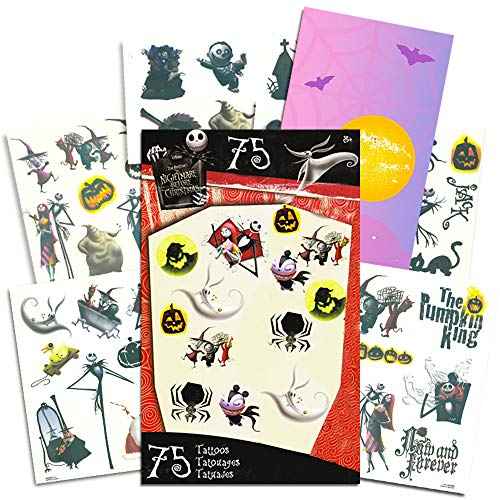 Nightmare Before Christmas Tattoos - 75 Temporary Tattoos ~ Jack Skellington, Sally, Oogie Boogie, and More!