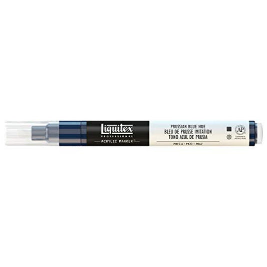 Liquitex Professional Fine Paint Marker, 2-4mm, Prussian Blue Hue