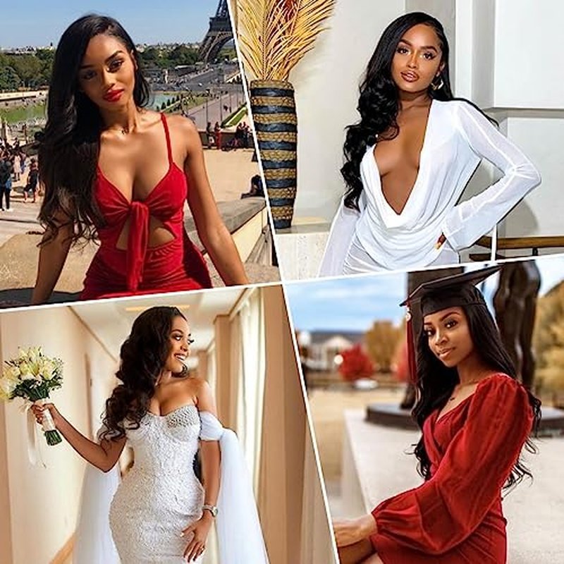 Worldnewhair 13X6 Lace Front Wigs Body Wave Human Hair 26 Inch - 200% Density Glueless Wigs Human Hair 13x6 Lace Frontal Wigs For Black Women