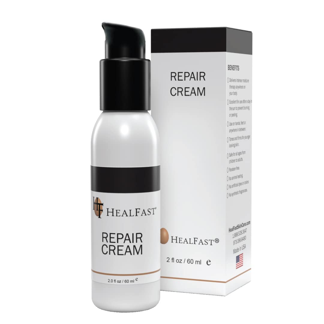 HealFast Sensitive Skin Repair Moisturizing Cream 2 Oz – For Dry, Itch– Fights Rashes, Dryness, Stretch Marks, Sunburn and Bed Sores – Herbal and Food Based Ingredients