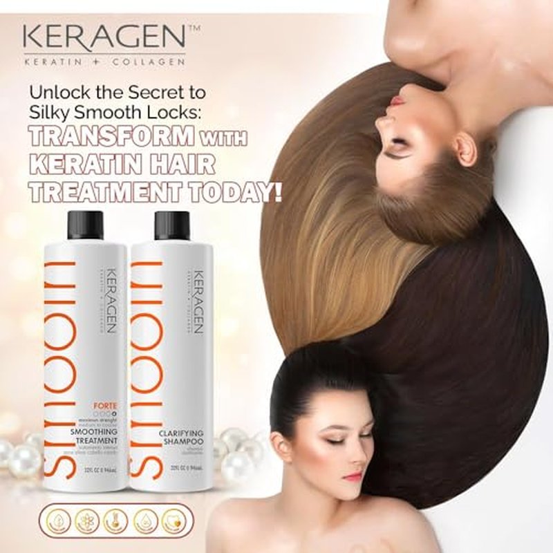Keragen - Brazilian Keratin Smoothing Treatment, Dry and Damaged Hair