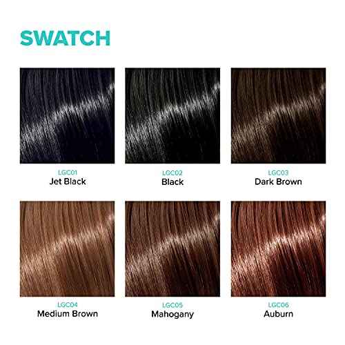 RED by Kiss Quick Cover Root Touch Up Stick, Water-Resistant Temporary Gray Hair Concealer with Brush for Roots and Beard, Long-Lasting Coverage, Easy Application (1 Pack, Black)