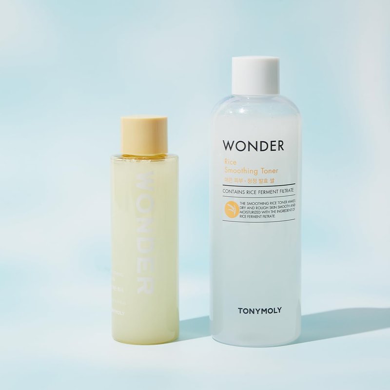 TONYMOLY Wonder Rice Smoothing Toner - Hydrating & Brightening Formula for All Skin Types