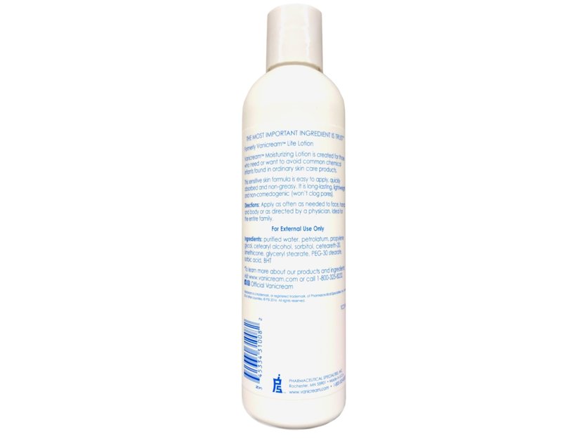 Vanicream Moisturizing Lotion for Sensitive Skin 8 fl oz (Value Pack of 2)