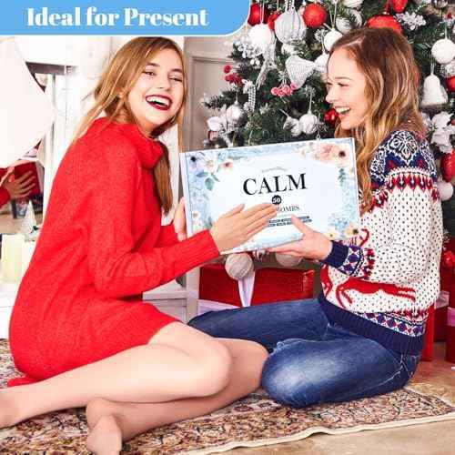 TranquilBliss Bath Bombs Set 50 PCS with 10 Rich Scents, Bath Bombs for Women, Natural Bubble Bombs with Shea Butter & Safe Oil, Ideal for Christmas, Birthday, Valentine's Day Mother's Day Present