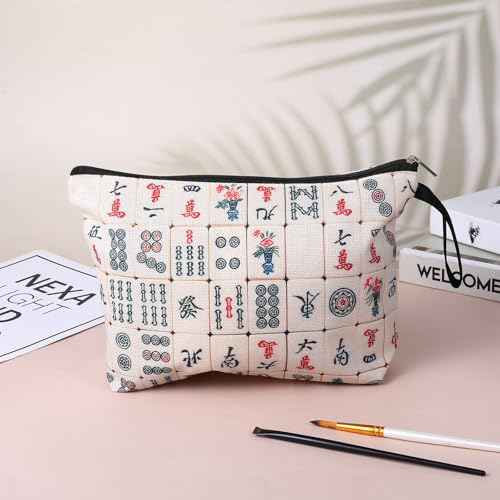 Mahjong Bag, Mahjong Gifts for Women Gifts for Mahjong Players Mahjong Accessories Mahjong Gifts for Mahjong Lover Women Mom Grandma Birthday Travel