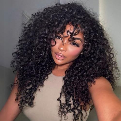 Burmese Curly Bundles Human Hair 16 18 20 Inches 3 Bundles 3C4A Water Wave Quick Weave with Spiral Curly End 100% Raw Human Hair Bundles Curly Hair Extensions for Women Natural Black