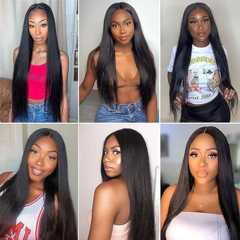 Lace Front Wigs Human Hair 4x4 Straight Human Hair Wigs for Black Women, 150% Destiny Brazilian Virgin Lace Closure Wig Pre Plucked With Baby Hair Natural Hairline(22 Inch, Straight Wig)