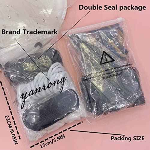YANRONG 755PCS Hair Accessories for Woman Set Seamless Ponytail Holders Variety Hair Scrunchies Hair Bands Scrunchy Hair Ties 759 Piece Set