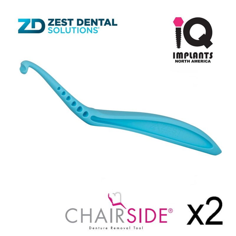 Zest CHAIRSIDE Genuine Dental Removal Tool for Artificial Teeth, 2-Pack