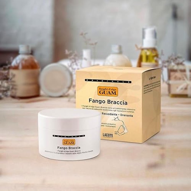Guam Intensive Arms Slimming Mud Treatment - Firm, Tone, and Rejuvenate Saggy Arm Skin Seaweed and Essential Oils