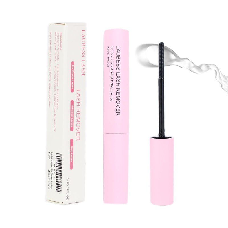 Lash Remover for Cluster Lashes 5ml LAUBESS LASH Remover for Lash Extensions at Home Lash Clusters DIY Eyelash Extension Remover DIY Lash Extension Remover Adhesive
