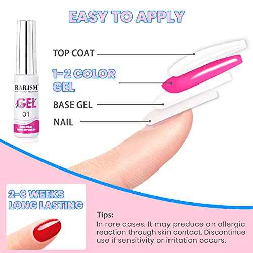 RARJSM Painted Gel Nail Polish Set, Line Art Gel 12 Colors Neon Pink Yellow Green Glitter Silver Gold Nail Art Painting Manicure Tools DIY Drawing NailGel for Line U V L E D Required