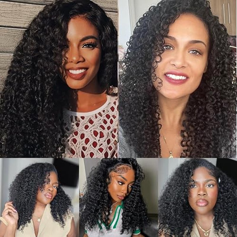 Burmese Curly Bundles Human Hair 18 20 22 Inch 3 Bundles 100% Unprocessed Quick Weave 3c4a Burmese Raw Hair Extension Real Human Hair Water Wave with Spiral Curly End Natural Black