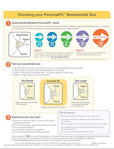 Medela Contact Nipple Shield for Breastfeeding, Large 24mm Nippleshield, For Latch Difficulties or Flat or Inverted Nipples, Made Without BPA