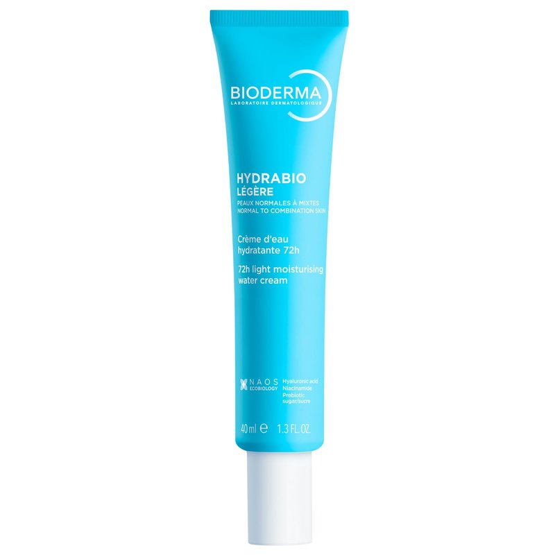 Bioderma Hydrabio Face Cream, Gel Cream Moisturizer, Provides Radiance, Lightweight Face Moisturizer for Normal to Combination Sensitive Skin, 1.33 Fl Oz (Pack of 1)