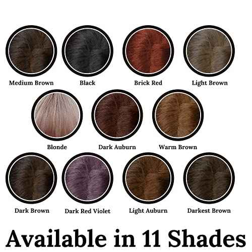 Hair Root Touch Up Powder - Dark Brown - 11 True-to-Nature Root Concealer Shades - Long-lasting, Fragrance Free, Talc & Paraben Free - Without Brush