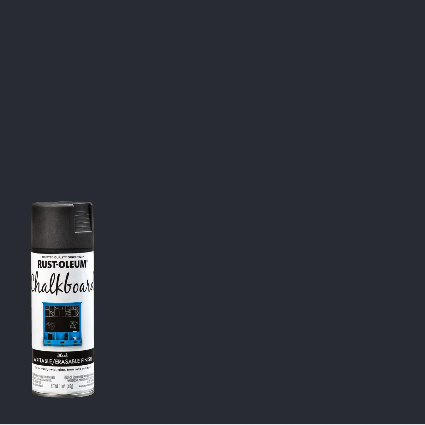 Rust-Oleum 1913830 Chalkboard Spray Paint, 11 oz, Black