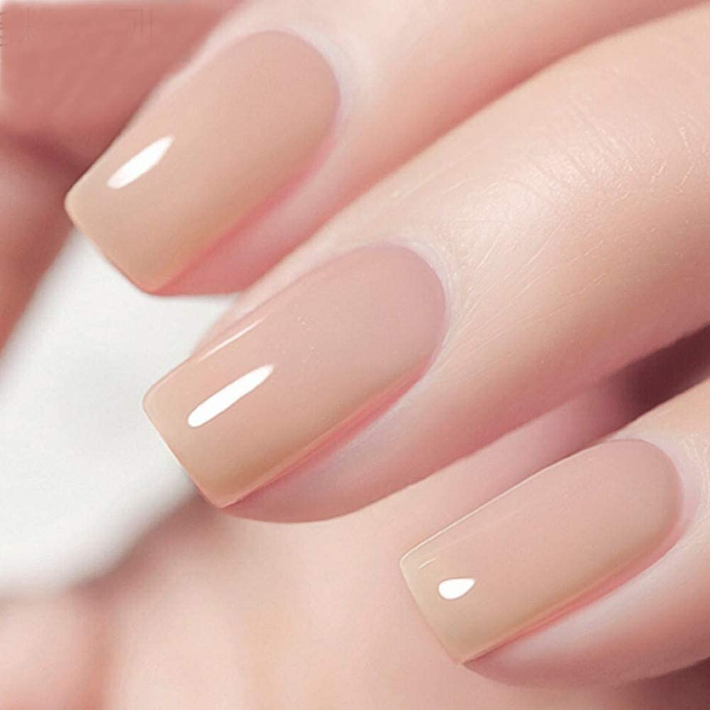 Gel Nail Polish, Milky White Nude Gel Polish, 0.27 fl oz