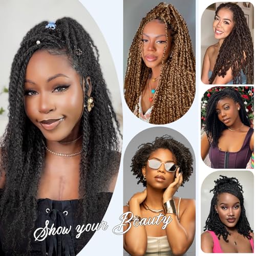 Afro Kinkys Bulk Human Hair,14 Inch 50g/Pack Afro Kinky-Curly Human Hair Bulk for Mini Twist, 4C Bulk Human Braiding Hair For Micro,Crochet,Repair, Dreadlocks,Locs Extensions