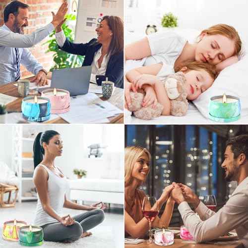 36 Packs Scented Candles Gift Set, Fragrances Candle for Women, 2.5 OZ Portable Jar Candle for for Spa, Yoga, Bath, Aromatherapy, Stress Relief.