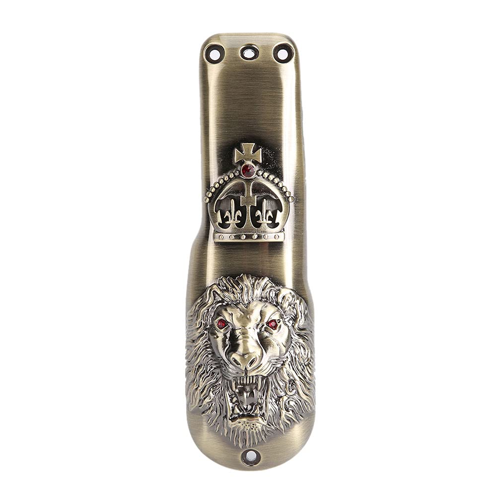 FILFEEL Professional Hair Clipper Front Cover, Electric Hair Cutter Trimmer Sheel Protective Casing for (Lion Bronze)