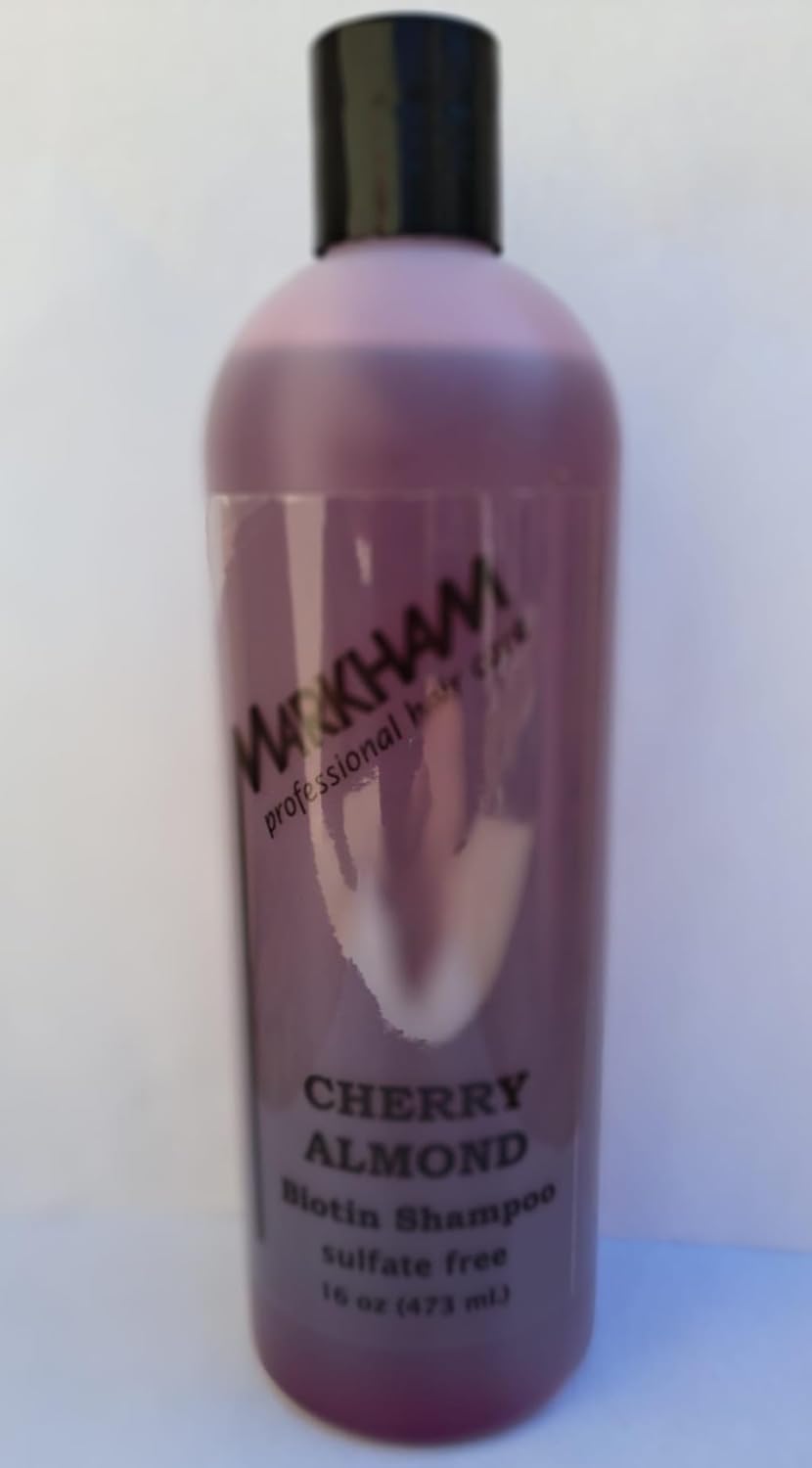 Markham Cherry Almond Shampoo - Sulfate Free, Nourishing Formula | 16 oz