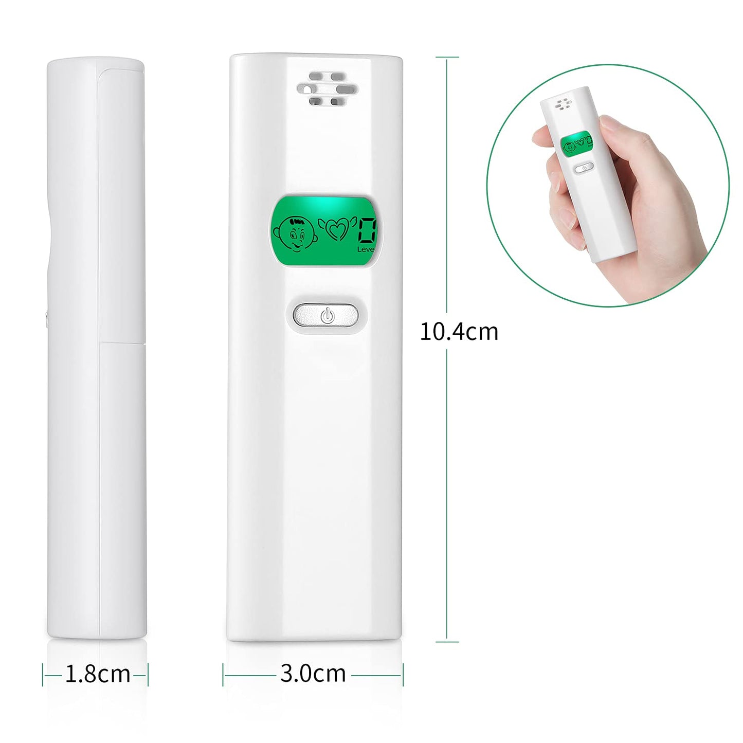 Bad Breath Tester - Portable Oral Odor Detector & Breath Analyzer Tool for Personal Use | Compact & Easy to Use