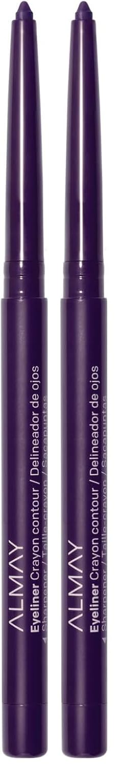 Almay All-Day Eyeliner Pencil, Hypoallergenic, Cruelty-Free, Smudge-Proof, Ophthalmologist Tested, Long Wearing and Water Resistant, 209 Black Raisin, 0.01 oz