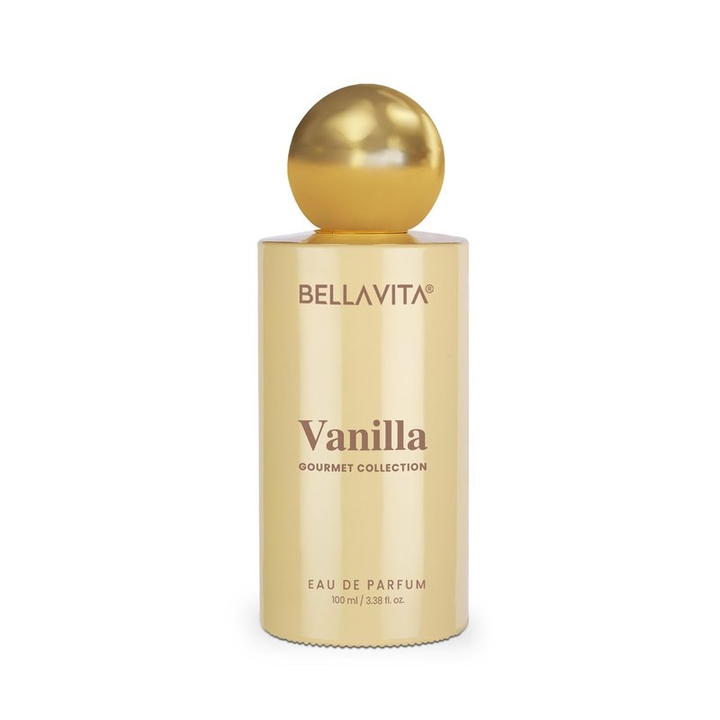 Bellavita Luxury Vanilla Eau de Parfum | 100 ml (3.4 fl.oz.) | Perfume for Men and Women | Gourmet, Coconut, Vanilla and White Musk Notes | Long Lasting Unisex Fragrance