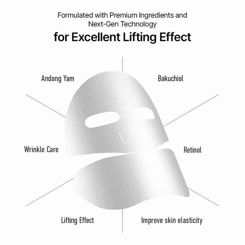 Parnell Bakuchiol Retinol Wild Yam Firming Cream Coating Mask (5ea) | Hydrating Under Eye & Face Mask for Anti-Aging, Lifting & Nourishing Glow | Korean Skin Care