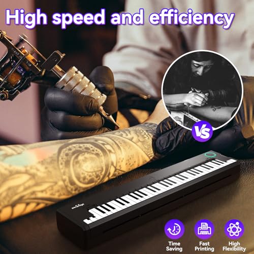 PeriPage Wireless Tattoo Stencil Printer ? Pino Compact Thermal Tattoo Machine with Inkless Technology, Compatible with Phone, Tablet & PC