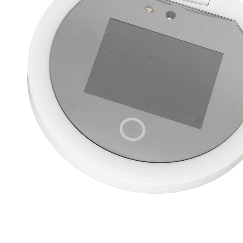 Mirror Sunscreen Testing Camera with Adjustable Brightness, 2X Magnification Travel Makeup Mirror, 3.5in Pocket Size L