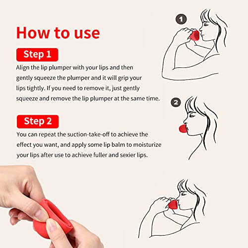 Lip Plumper | Lip Enhancement Tools| Sexy Lips | Fast Lip Plumping | Natural Pout Tool, Lip Plumping Tool Device,Lip Care,Lip Plumper,Lip Training