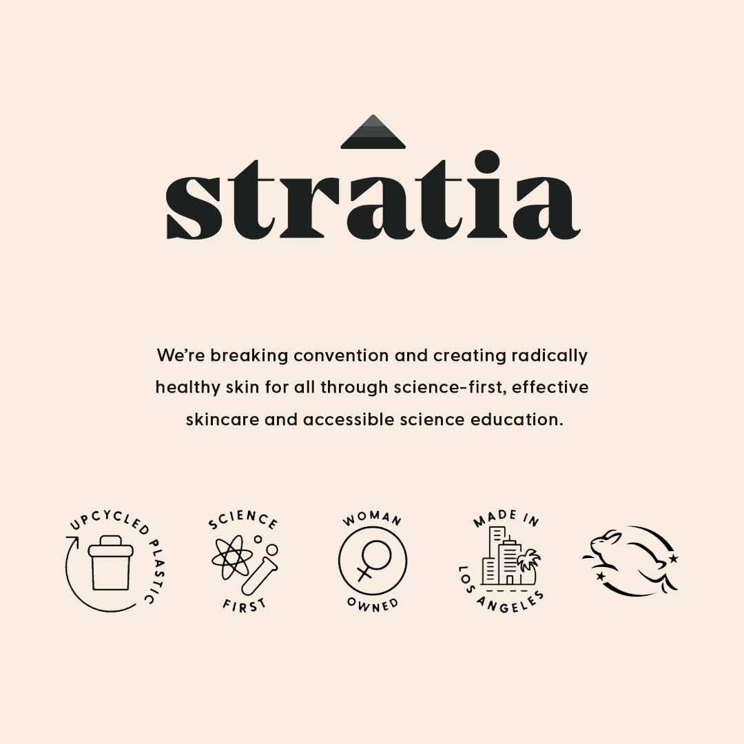 Stratia Interface Daily Moisturizer with Peptides for Hydration & Repair, Suitable for All Skin Types, 1.70 Fl Oz (Pack of 1)