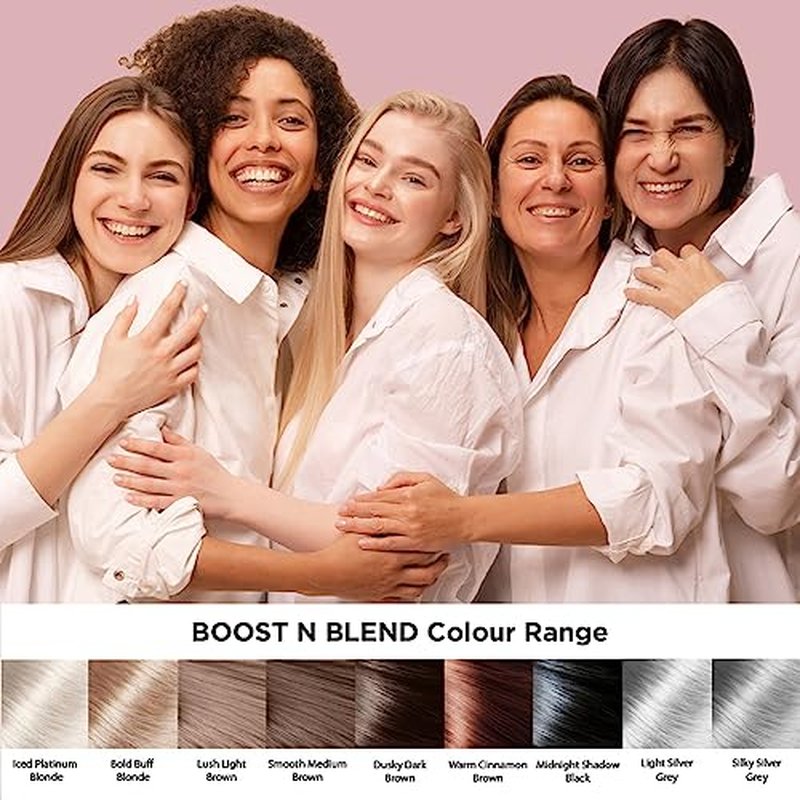 Boost N Blend Hair Volumizer for Women - Scalp Concealer Powder and Cotton Fibers for Thinning Hair (25g/0.88oz)